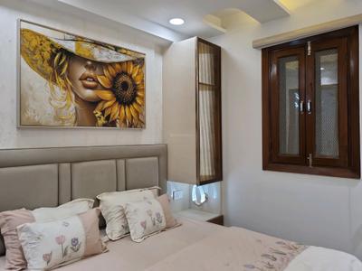 Bedroom Image of 815 Sq.ft 3 BHK Apartment / Flat for rent in Dwarka Mor New Delhi for Rs. 32000