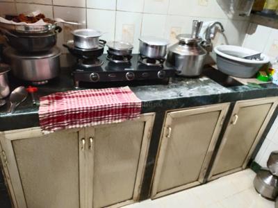 Kitchen Image of 225 Sq.ft 2 BHK Independent House for sale in Asalpha Mumbai for Rs. 5500000