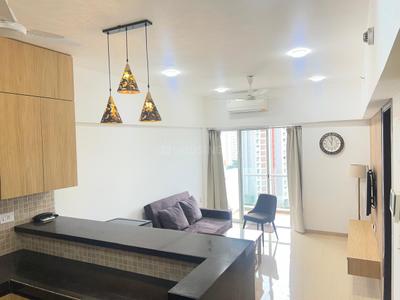 Living Room Image of 640 Sq.ft 1 RK Studio for rent in Lodha Belmondo, Gahunje Pune for Rs. 45000