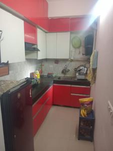Kitchen Image of 585 Sq.ft 1 BHK Apartment / Flat for rent in Aditya Urban Homes, Bamheta Village Ghaziabad for Rs. 12999