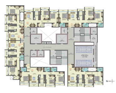 Image of 650 Sq.ft 2 BHK Apartment / Flat for sale in Origin Rock Highland, Kandivali West, Mumbai for Rs. 11900000