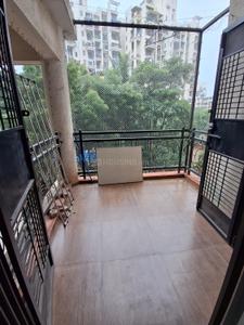 Balcony Image of 900 Sq.ft 2 BHK Apartment / Flat for rent in Amit Colori Phase III G Building, Undri Pune for Rs. 19000