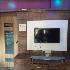 Hall Image of 600 Sq.ft 1 BHK Apartment / Flat for rent in Vesu Surat for Rs. 15000
