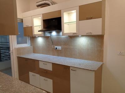 Kitchen Image of 1230 Sq.ft 2 BHK Apartment / Flat for rent in Okas Residency, Sushant Golf City Lucknow for Rs. 20000
