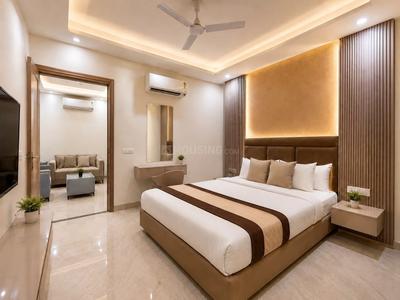 Bedroom Image of 900 Sq.ft 1 BHK Builder Floor for rent in Sector 46 Gurgaon for Rs. 42000