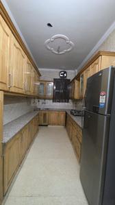 Kitchen Image of 900 Sq.ft 1 BHK Builder Floor for rent in Pitampura New Delhi for Rs. 22000
