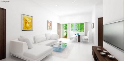Hall Image of 1101 Sq.ft 3 BHK Apartment / Flat for sale in Barrackpore Kolkata for Rs. 5300000