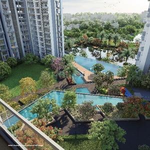 Balcony Image of 2386 Sq.ft 4 BHK Apartment / Flat for sale in Godrej Blue, New Alipore Kolkata for Rs. 39400000