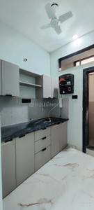 Kitchen Image of 500 Sq.ft 1 BHK Builder Floor for rent in Vijay Nagar Indore for Rs. 25000