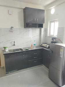 Kitchen Image of 280 Sq.ft 1 RK Builder Floor for rent in Financial District Hyderabad for Rs. 21000