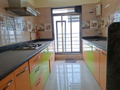 Kitchen Image of 1500 Sq.ft 3 BHK Apartment / Flat for sale in Paradise Sai Mannat, Kharghar Navi Mumbai for Rs. 26000000