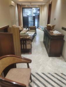 Living Room Image of 1300 Sq.ft 2 BHK Builder Floor for rent in East Of Kailash New Delhi for Rs. 82000