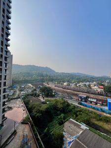 Balcony Image of 600 Sq.ft 1 BHK Apartment / Flat for rent in Unique Vistas, Thane West Thane for Rs. 35000