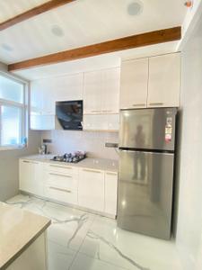 Kitchen Image of 890 Sq.ft 2 BHK Apartment / Flat for sale in Omaxe Twin Tower, Thakkarwal Ludhiana for Rs. 10500000