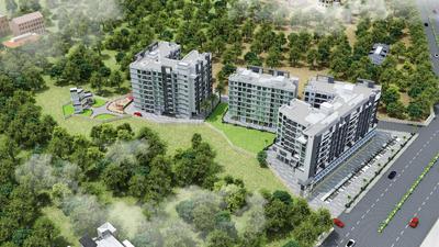 Image of 650 Sq.ft 1 BHK Apartment / Flat for sale in Sahajanand Vrindavan Heights, Shelu, Thane for Rs. 2149000