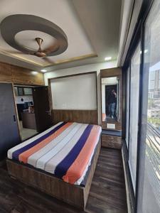 Bedroom Image of 1663 Sq.ft 3 BHK Apartment / Flat for sale in Shreem Gini Lake Gardenz, Makarba Ahmedabad for Rs. 8500000