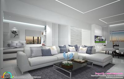 Hall Image of 942 Sq.ft 2 BHK Apartment / Flat for rent in Rishabh Cloud 9 Towers, Vaishali Ghaziabad for Rs. 25000