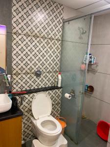 Bathroom Image of 1200 Sq.ft 3 BHK Apartment / Flat for sale in Radhe Infinity, Kudasan Gandhinagar for Rs. 15000000