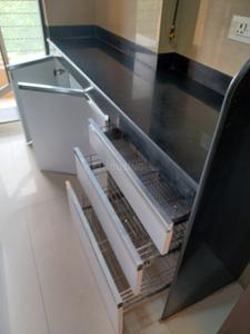 Kitchen Image of 950 Sq.ft 2 BHK Apartment / Flat for rent in K Raheja Interface Heights, Malad West Mumbai for Rs. 70000