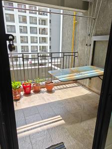 Balcony Image of 1080 Sq.ft 2 BHK Apartment / Flat for rent in Rama Metro Life Maxima Residences, Tathawade Pune for Rs. 27000