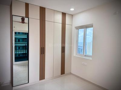Bedroom Image of 1600 Sq.ft 3 BHK Apartment / Flat for rent in Aparna Zenon, Puppalaguda Hyderabad for Rs. 66000