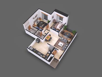 Image of 1162 Sq.ft 3 BHK Apartment / Flat for sale in Legacy Aqua Life, Ravet, Pune for Rs. 9000000