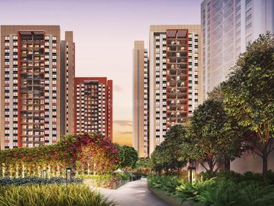 Image of 1069 Sq.ft 2 BHK Apartment / Flat for sale in Shapoorji Pallonji Joyville Sensorium, Maan, Pune for Rs. 9600000