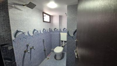 Bathroom Image of 600 Sq.ft 1 BHK Independent House for rent in Barfani Dham Indore for Rs. 23000