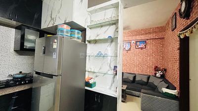 Kitchen Image of 990 Sq.ft 2 BHK Apartment / Flat for rent in Signature Vrajdham 2, Ujala Circle Ahmedabad for Rs. 26500