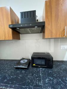 Kitchen Image of 850 Sq.ft 1 BHK Apartment / Flat for rent in Scheme 78 Indore for Rs. 20000