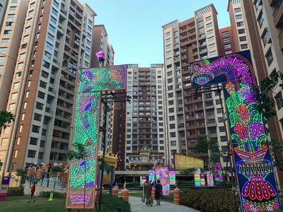 Image of 1400 Sq.ft 3.5 BHK Apartment / Flat for sale in Siddha Happyville , Rajarhat, Kolkata for Rs. 11000000