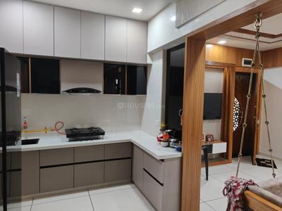 Kitchen Image of 2340 Sq.ft 3 BHK Apartment / Flat for sale in Raghuveer Royal Repose, Nikol Ahmedabad for Rs. 12500000