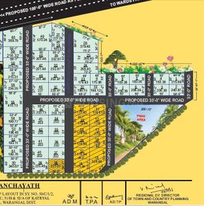 Image of 375 Sq.ft Residential Plot / Land for sale in Mamnoor, Warangal for Rs. 4500000