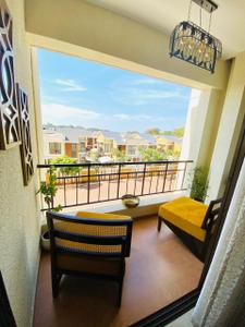 Balcony Image of 602 Sq.ft 1 BHK Apartment / Flat for sale in Panjim Goa for Rs. 8200000