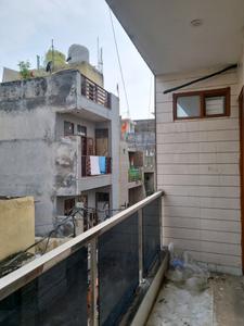 Bedroom Two Image of 820 Sq.ft 3 BHK Builder Floor for rent in Hastsal New Delhi for Rs. 18000