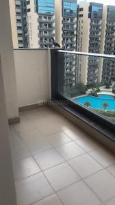 Balcony Image of 1424 Sq.ft 3 BHK Apartment / Flat for rent in Azea Botanica, Vrindavan Yojana Lucknow for Rs. 30000