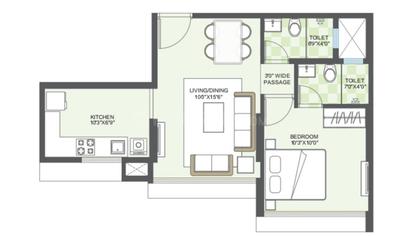 Image of 886 Sq.ft 3 BHK Apartment / Flat for sale in Ramesh Avenue 15, Sewri, Mumbai for Rs. 35000000