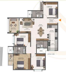 Image of 1278 Sq.ft 2 BHK Apartment / Flat for sale in Varthur, Bengaluru for Rs. 15000000