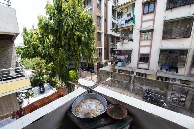 Balcony Image of 765 Sq.ft 3 BHK Apartment / Flat for sale in Maninagar Ahmedabad for Rs. 3700000
