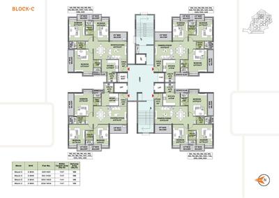 Image of 1880 Sq.ft 3 BHK Apartment / Flat for sale in Khandagiri, Bhubaneswar for Rs. 16800000