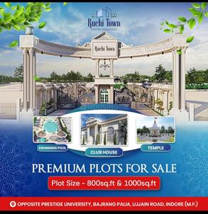 Image of 800 Sq.ft Residential Plot / Land for sale in Ringnodiya, Indore for Rs. 2480000