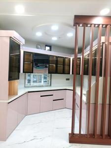 Kitchen Image of 850 Sq.ft 3 BHK Builder Floor for sale in Chandra Park New Delhi for Rs. 8600000