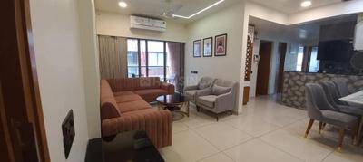 Hall Image of 1850 Sq.ft 3 BHK Apartment / Flat for rent in Indraprasth Greens, Shyamal Ahmedabad for Rs. 70000