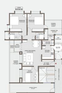 Image of 1068 Sq.ft 2 BHK Apartment / Flat for sale in Mittal Sun Orchid, Kothrud, Pune for Rs. 17300000