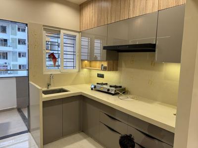 Kitchen Image of 1130 Sq.ft 2 BHK Apartment / Flat for rent in Abhijit Jayanti Nagari VII Wing K L, Besa Nagpur for Rs. 30000