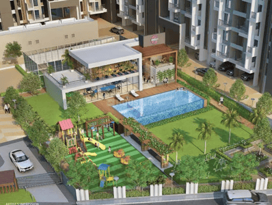 Image of 1026 Sq.ft 2 BHK Apartment / Flat for sale in W 57, Wakad, Pune for Rs. 5900000