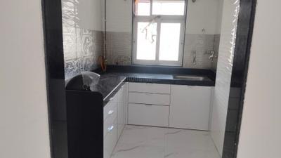 Kitchen Image of 600 Sq.ft 1 BHK Apartment / Flat for sale in Samrudhi Sai Solitare, Mulund East Mumbai for Rs. 11700000