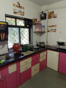 Kitchen Image of 645 Sq.ft 2 BHK Apartment / Flat for rent in Shree Siddhi Vinayak Vakratund, Kalwa Thane for Rs. 28000
