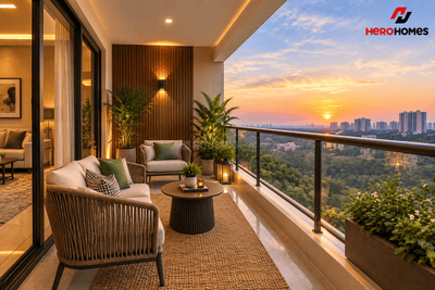 Balcony Image of 1650 Sq.ft 3 BHK Apartment / Flat for sale in Omicron II Greater Noida for Rs. 18150000