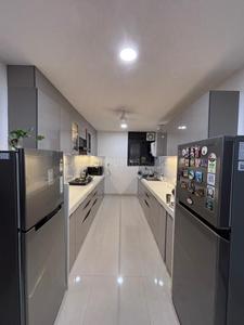 Kitchen Image of 1960 Sq.ft 3 BHK Apartment / Flat for rent in Manglam 14 Woodland Park, Mansarovar Jaipur for Rs. 55000